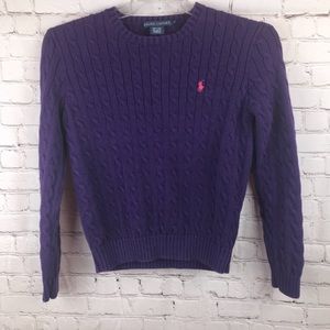 Ralph Lauren Cable Knit Sweater Size XL
